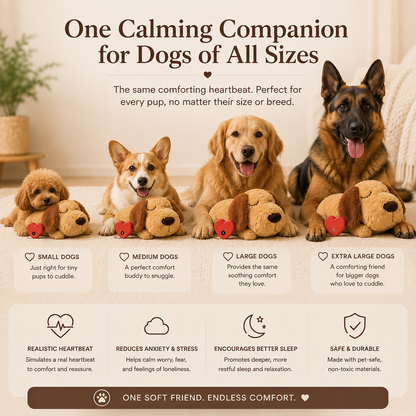 Calming Heartbeat Dog Toy